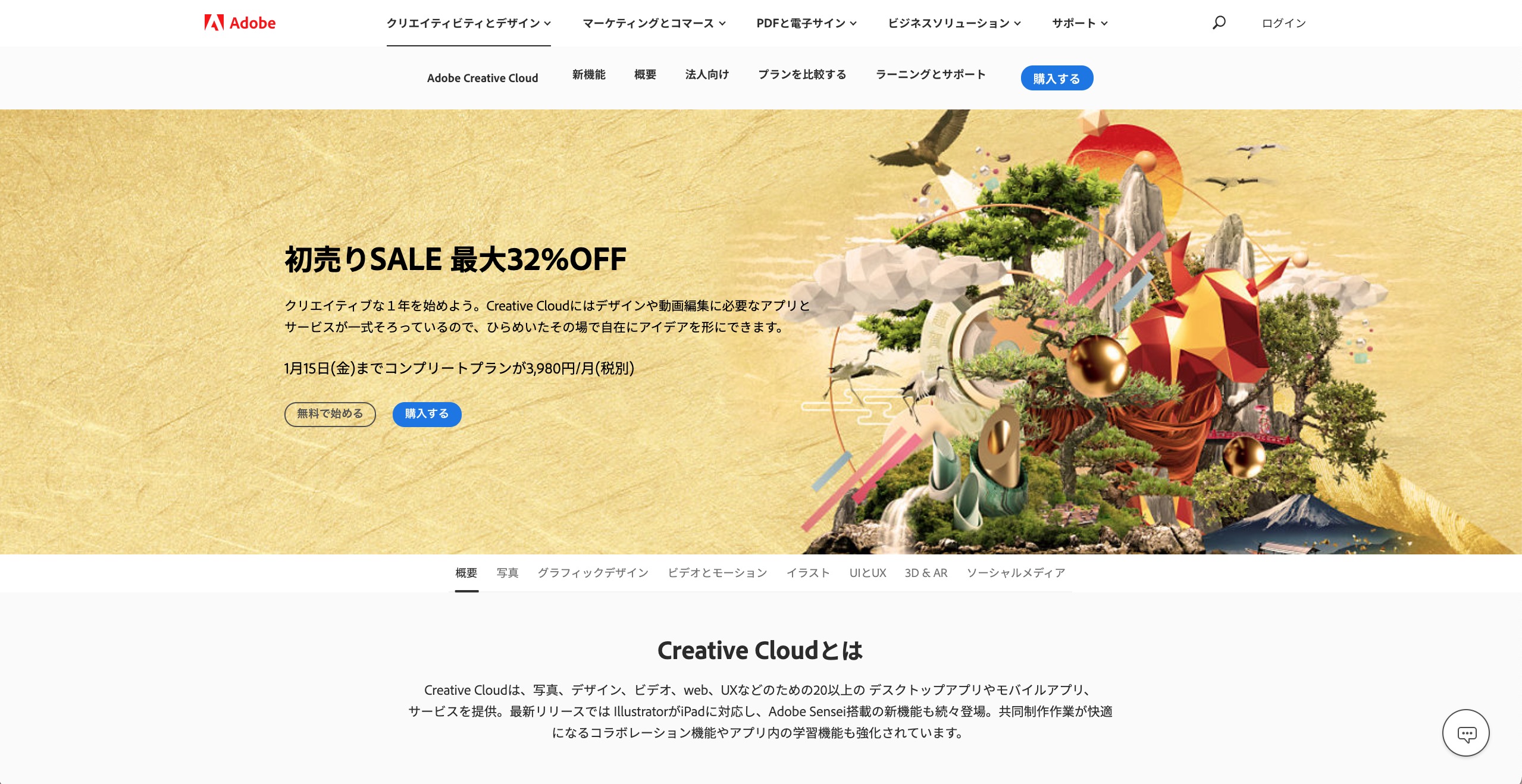 21年版 Adobe Ccをセールで安く購入できる4の方法 既存ユーザーもok Tamasdesign