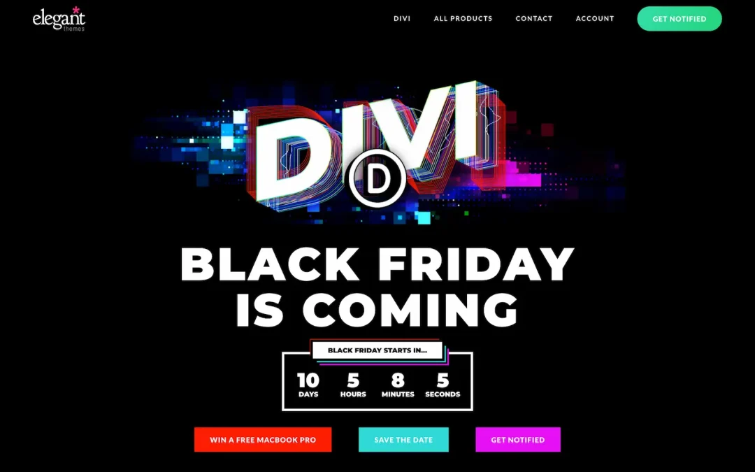 【2022年版】Diviのブラックフライデーセールが開催! 特典付き期間限定なので忘れずに。