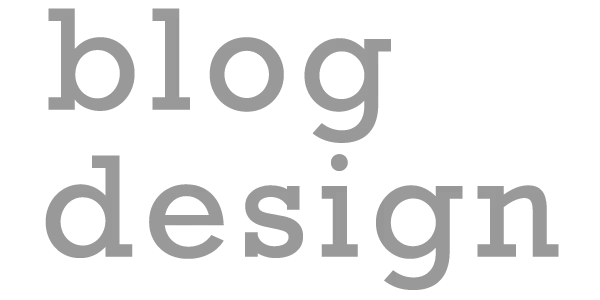 blogdesign logo gray